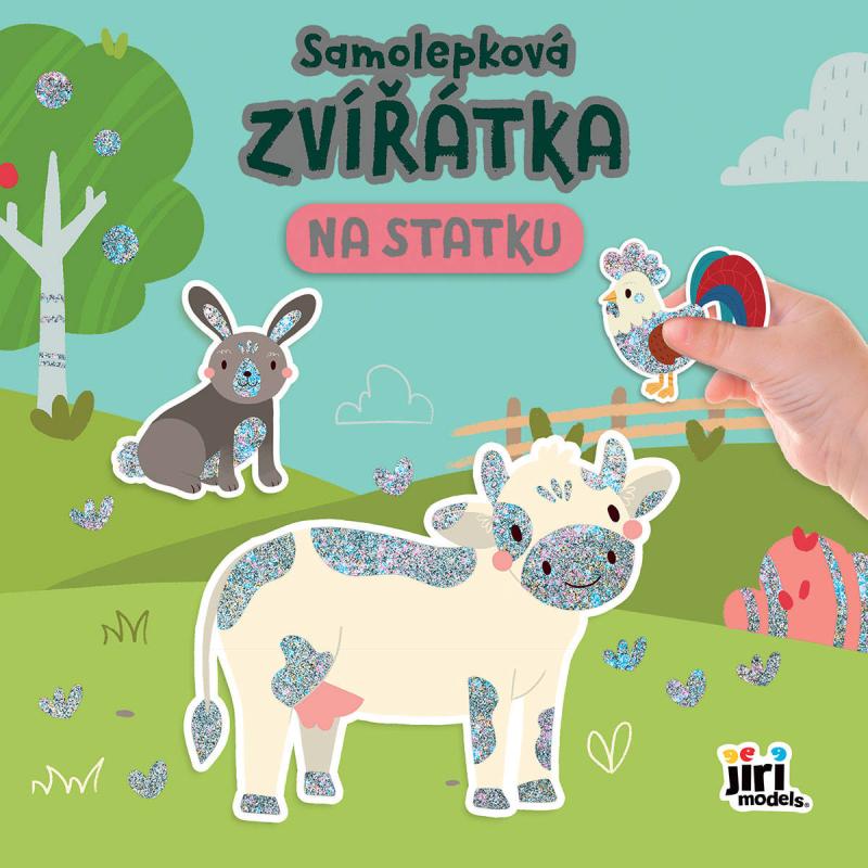Jiri Models Samolepková knížka zvířátka Na statku