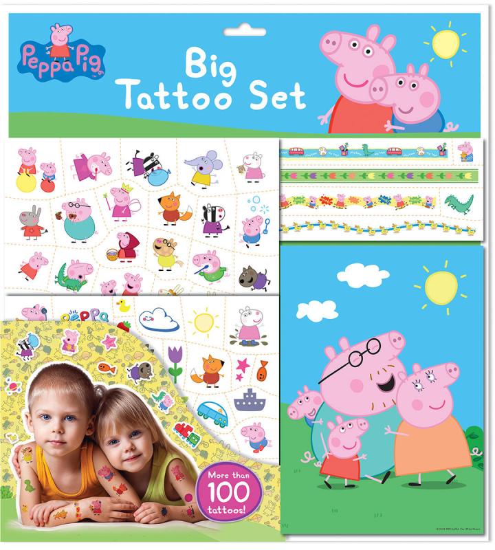 Jiri Models Velký set sešit s tetováním Peppa Pig