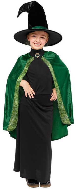 KARNEVAL Šaty McGonagall vel. L (128-140cm) 8-10 let KOSTÝM