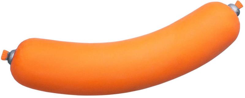 Klobása antistresová strečová mačkací 18cm dětská žertovinka
