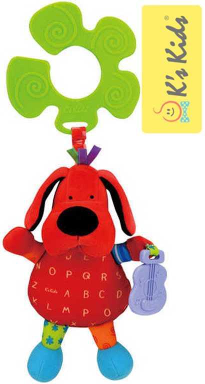 Ks Kids Pes Patrick S úchytem Na kočárek Textilní pejsek BABY