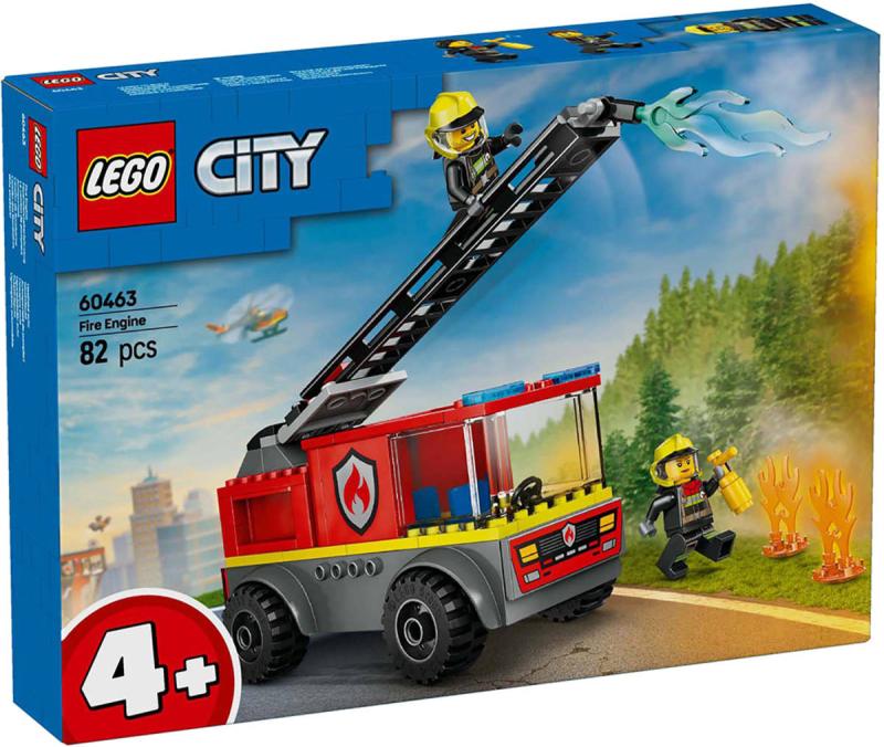 Lego CITY Hasičské auto s žebříkem 60463 (stavebnice)