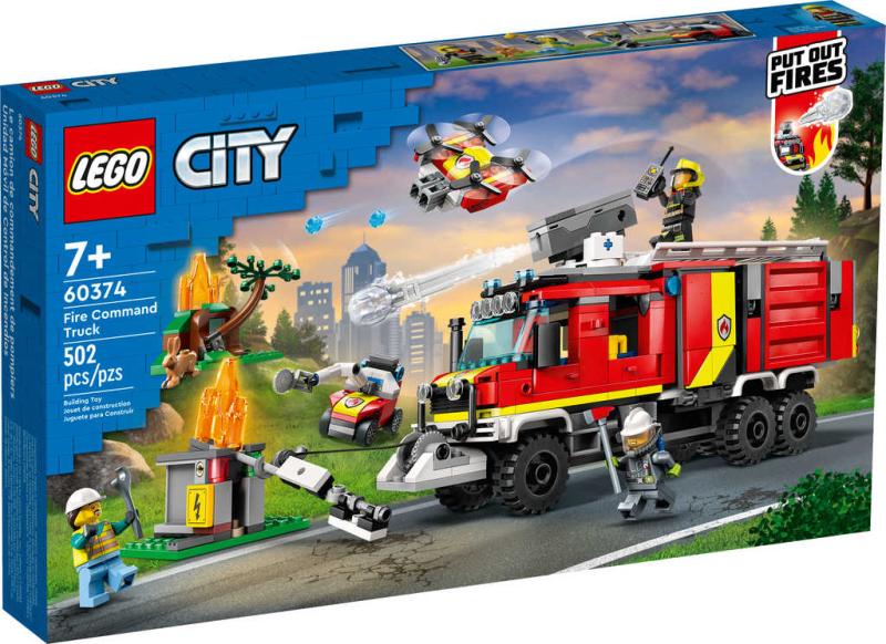 Lego CITY Velitelský vůz hasičů 60374 (stavebnice)