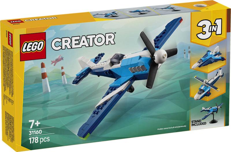 Lego CREATOR Závodní letadlo 3v1 31160 (stavebnice)