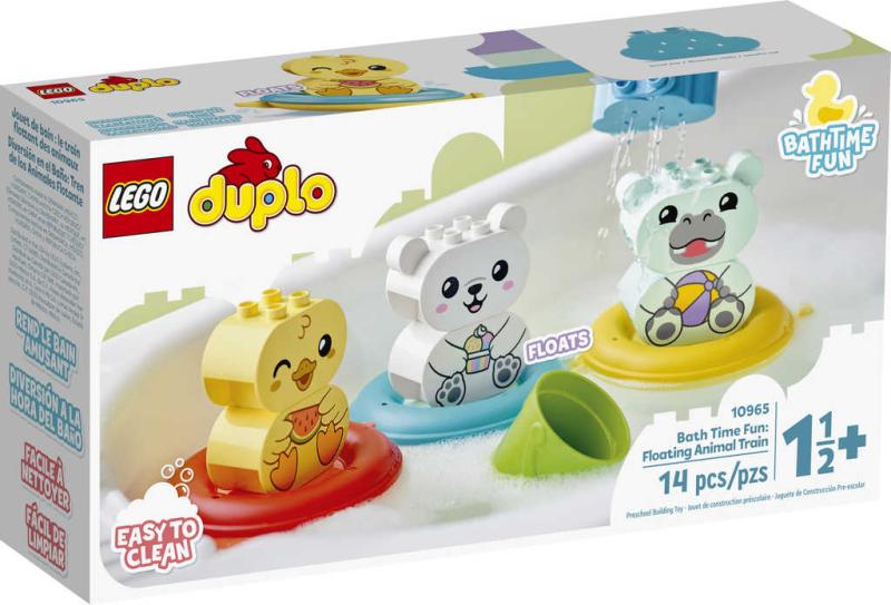 Lego DUPLO Legrace ve vaně: Plovoucí vláček se zvířátky 10965 (stavebnice)