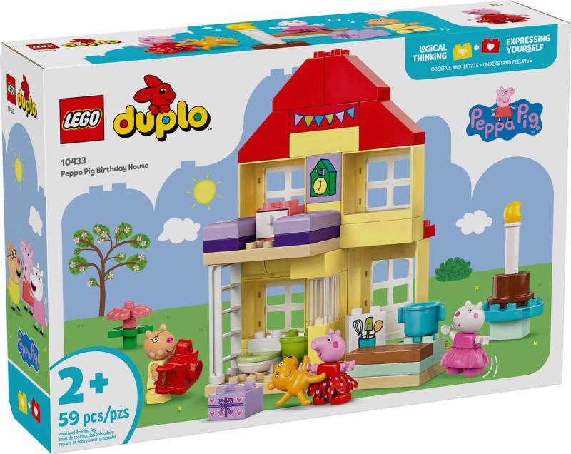 Lego DUPLO Prasátko Peppa Pig a narozeninový dům 10433 (stavebnice)