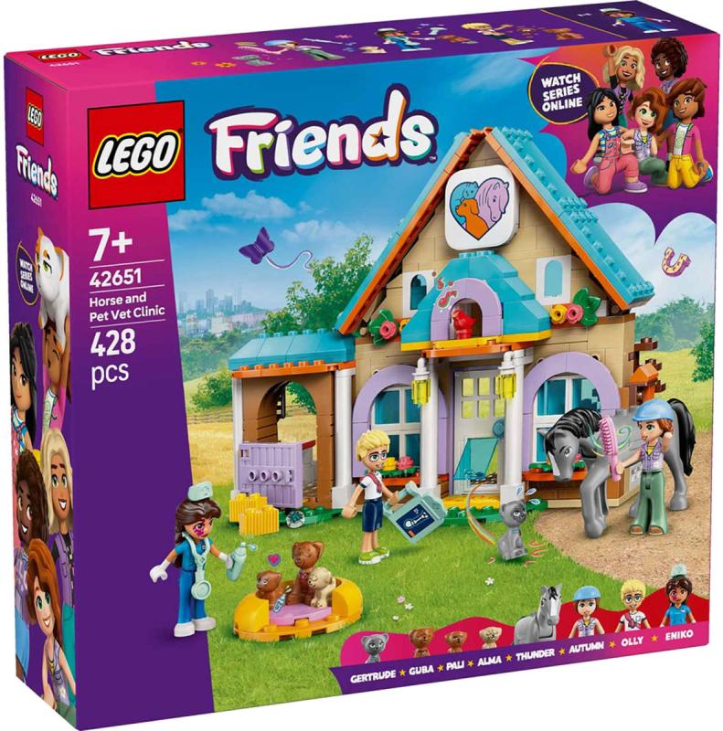 Lego FRIENDS Veterinární klinika pro koně a domácí mazlíčky 42651 (stavebnice)