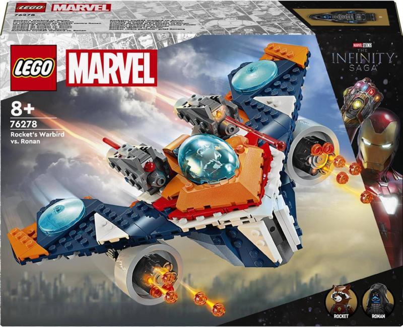 Lego MARVEL Rocketův tryskáč Warbird vs. Ronan 76278 (stavebnice)