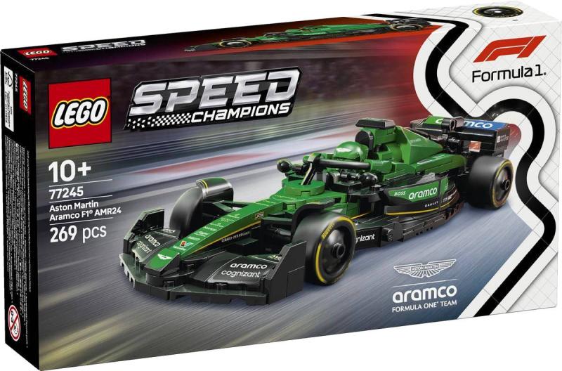 Lego SPEED CHAMPIONS Auto Aston Martin Aramco F1 AMR24 77245 (stavebnice)