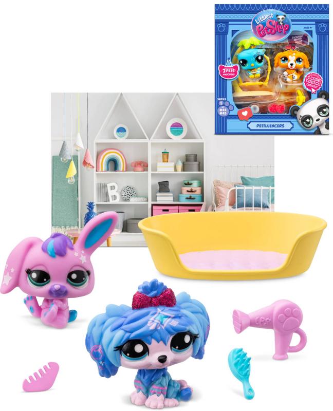 HASBRO LPS Zvířátko Littlest Pet Shop Petfluenceři set 2ks s doplňky