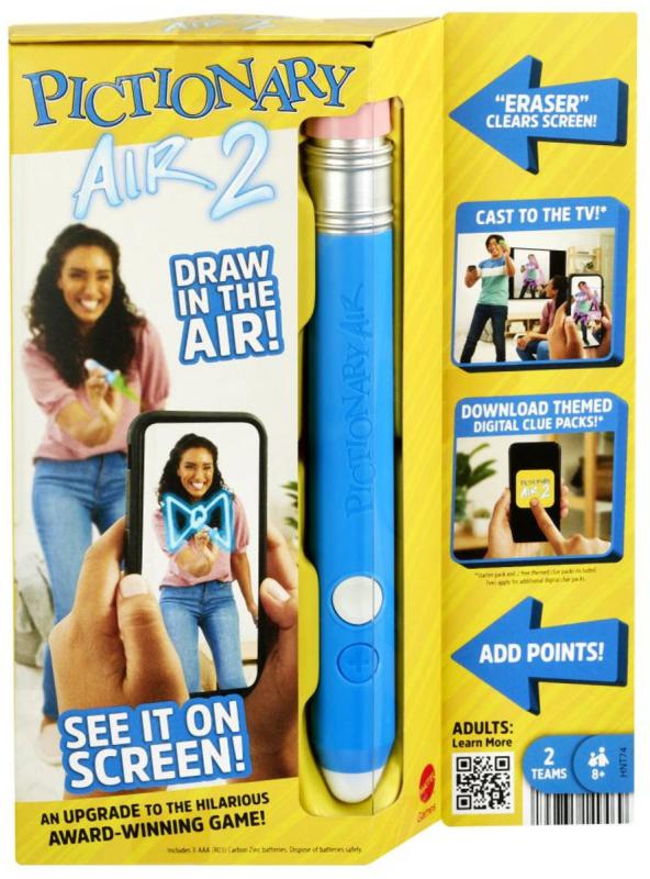 Mattel Hra elektronická Pictonary Air 2.0 interaktivní kreslení do vzduchu na baterie