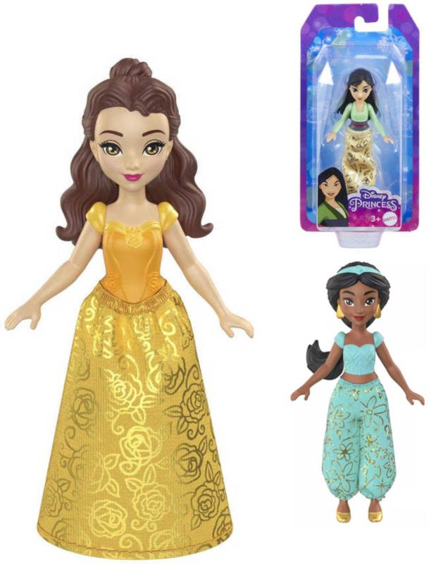 Mattel Panenka princezna malá 10cm Disney Princess 8 druhů