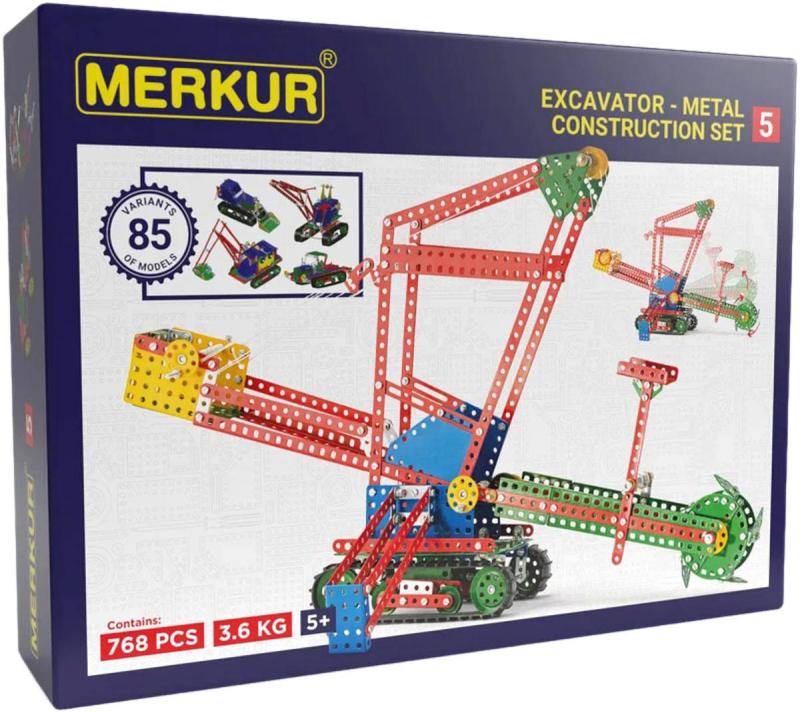 Merkur 5 Big set 768 dílků KOVOVÁ (stavebnice)