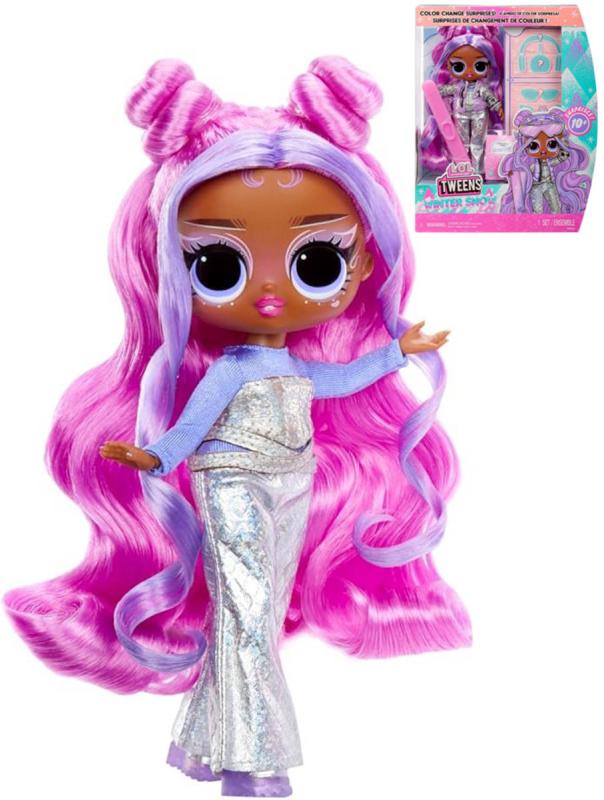 MGA L.O.L. Surprise! Tweens zimní panenka Violet Snow set s fashion doplňky