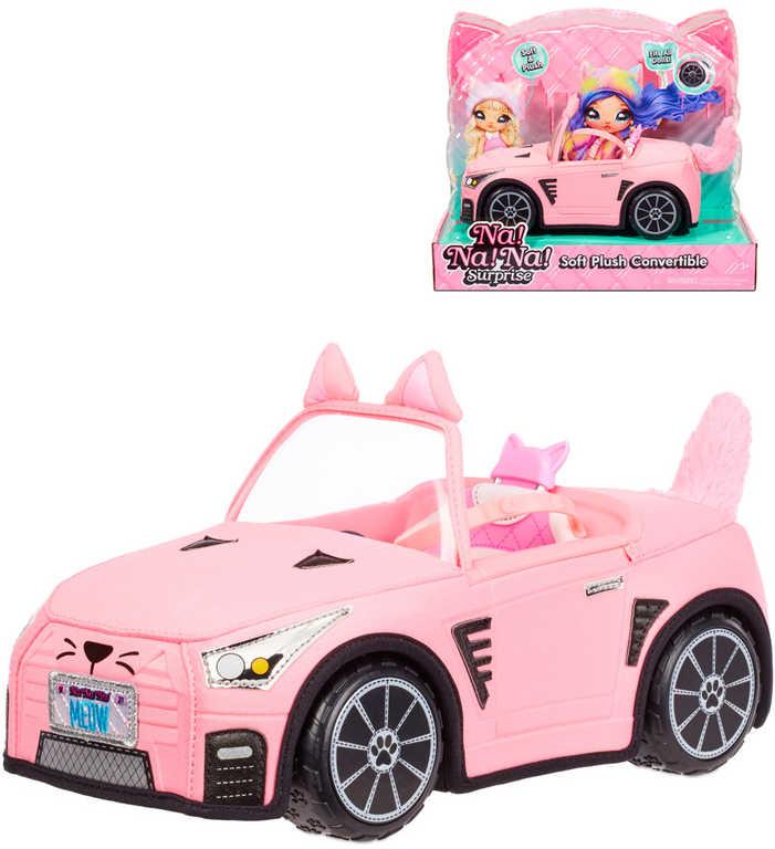 MGA Na! Na! Na! Surprise Stylový kabriolet autíčko soft textilní pro fashion panenku