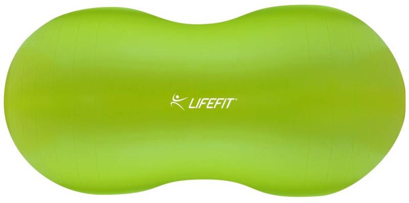 Míč gymnastický Lifefit Nuts zelený 90x45cm balon rehabilitační do 200kg