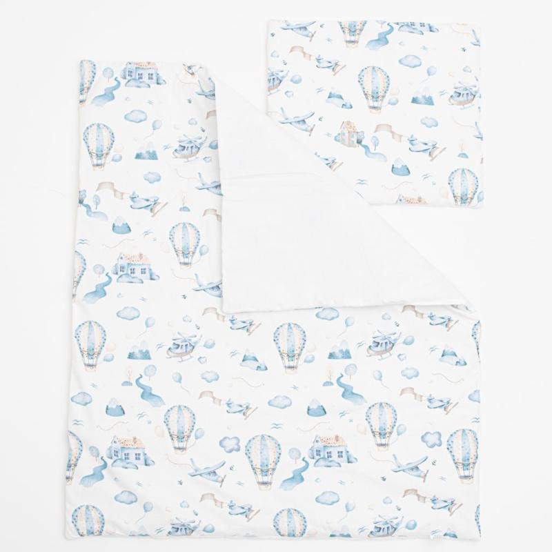 New Baby Bavlněný set do kočárku Romance