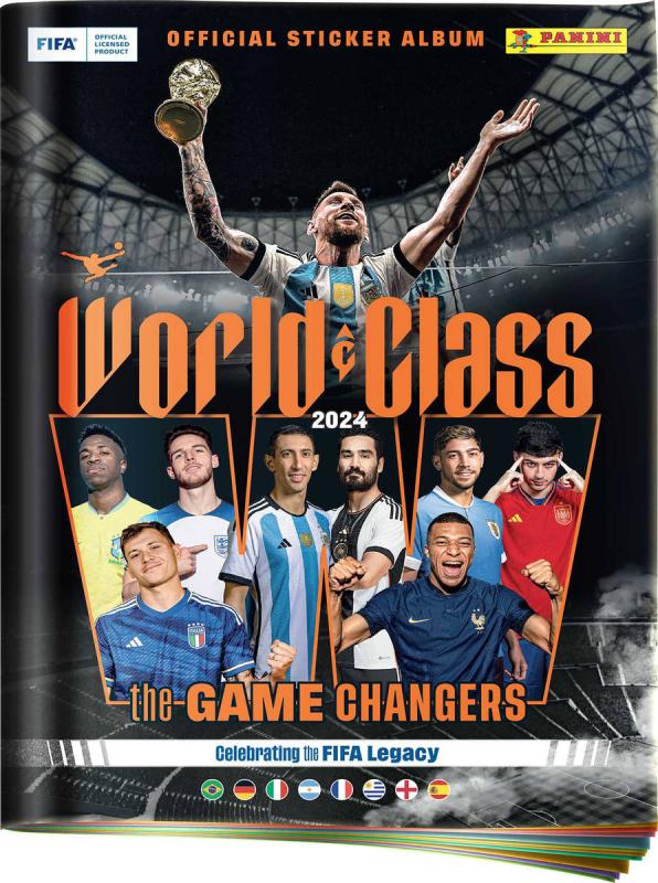 PANINI WORLD CLASS 2024 Sběratelské samolepkové album + samolepky
