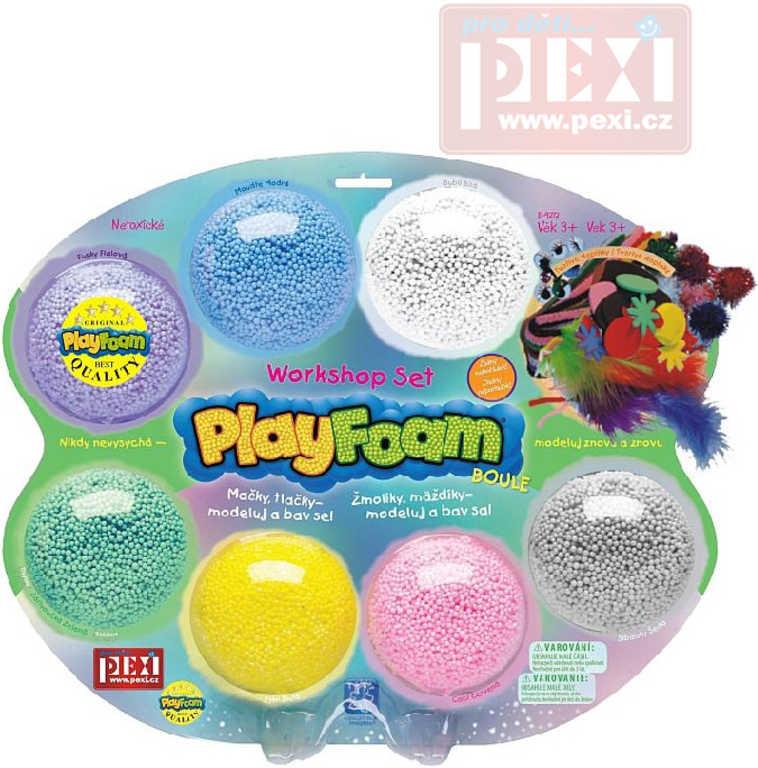 PlayFoam pěnová kuličková modelína workshop boule set 7ks