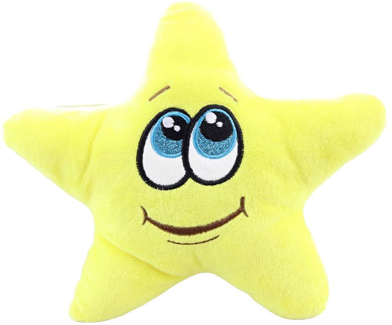 PLYŠ Hvězdička baby 22cm veselá s obličejem (plyšová hračka)