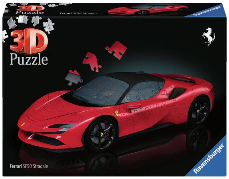 Ravensburger Puzzle 3D Auto Ferrari SF 90 Stradale 108 dílků