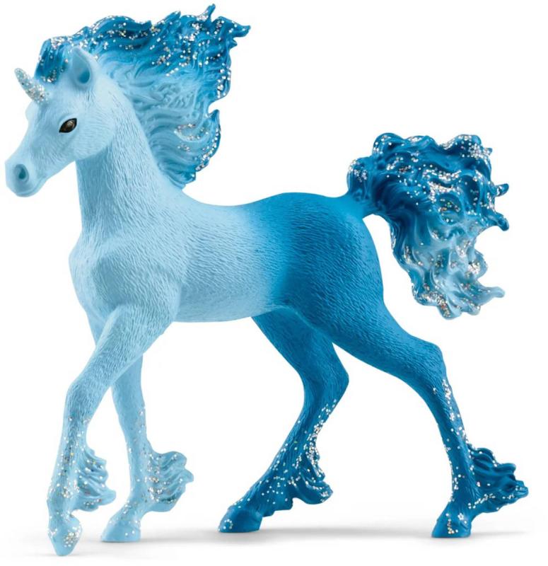 Schleich Bayala kůň hříbě vodní jednorožec Elementa figurka ručně malovaná