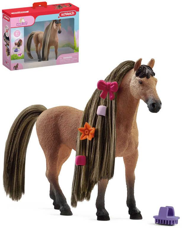Schleich Kůň výstavní achaltekinský hřebec figurka ručně malovaná zvířátko koník