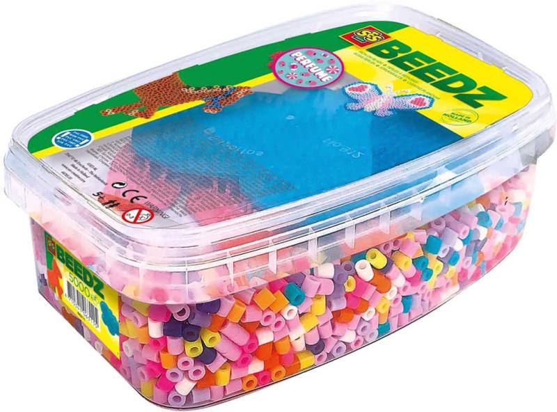 SES Creative Beedz Zažehlovací korálky voňavé set 5000ks kůň a motýl