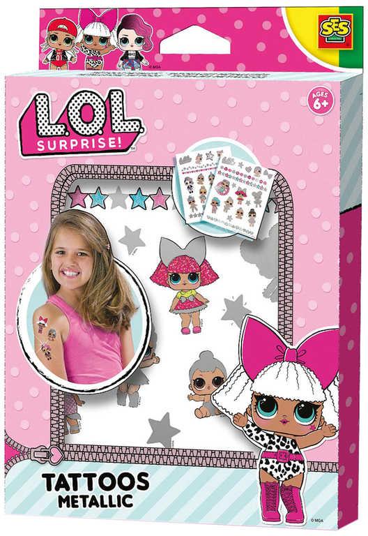 SES Creative L.O.L. Surprise! Dětské metalické tetování holčičí