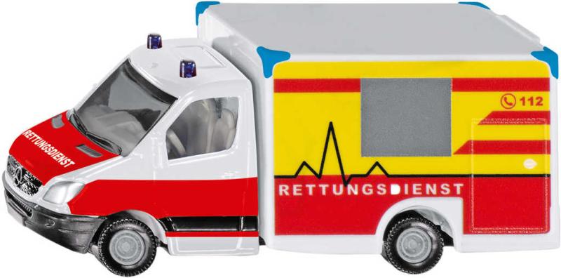 Siku Auto ambulance Mercedes-Benz Sprinter sanitní vůz sanitka kov 1536