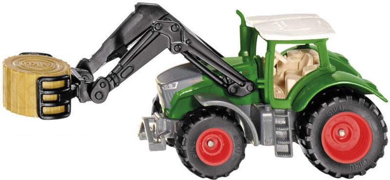 Siku Blister traktor Fendt Vario 1050 s uchopovačem balíků model kov 1539