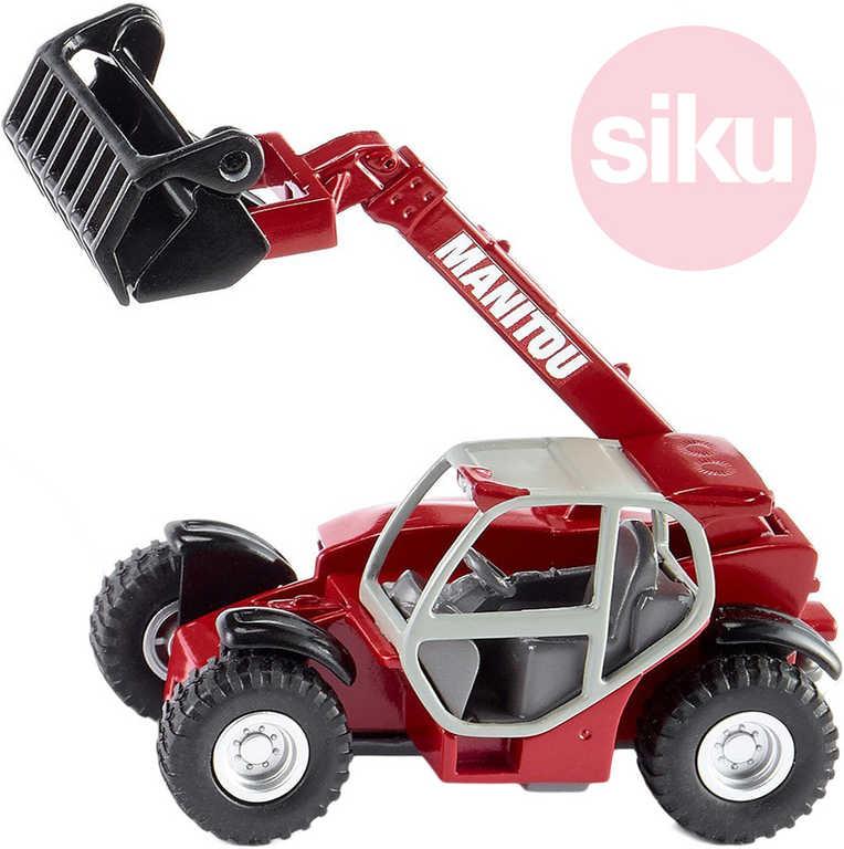 Siku Nakladač teleskopický Manitou pracovní stroj kovový model 1482
