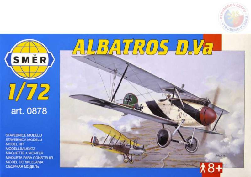 Směr SMĚR Model letadlo Albatros D.V 1:72 (stavebnice letadla)