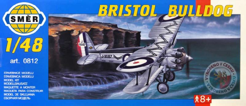 Směr SMĚR Model letadlo Bristol bulldog 1:48 (stavebnice letadla)
