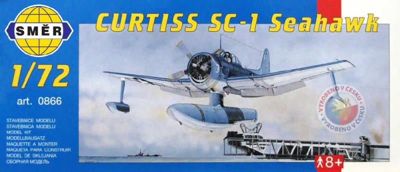 Směr SMĚR Model letadlo Curtiss SC1 Seahawk 1:72 (stavebnice letadla)