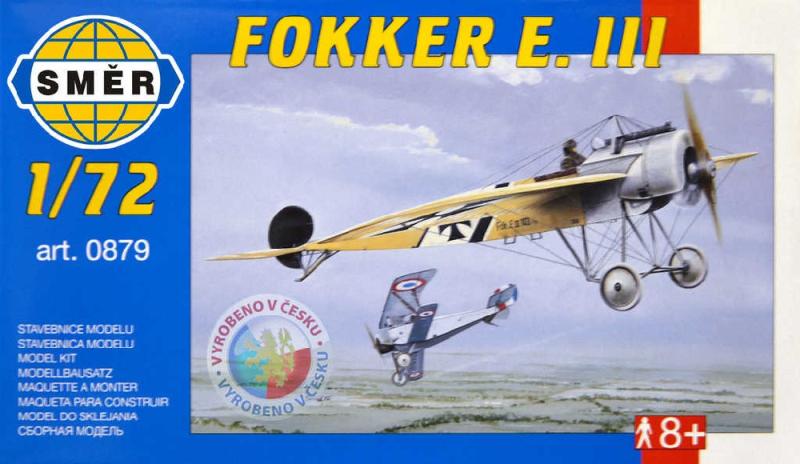 Směr SMĚR Model letadlo Fokker E.III 1:72 (stavebnice letadla)