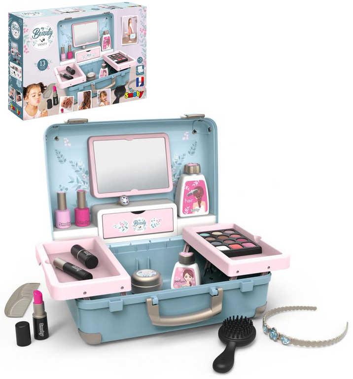 Smoby Kuřík dětský kosmetický rozkládací herní set s 13 doplňky