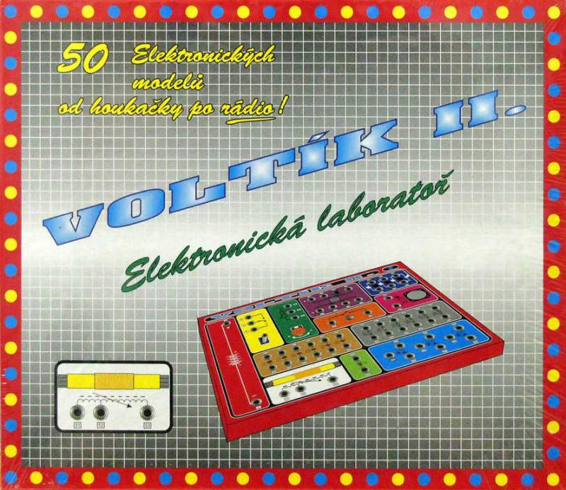 Svoboda VOLTÍK II. Elektronická stavebnice 50 modelů na baterie Světlo Zvuk