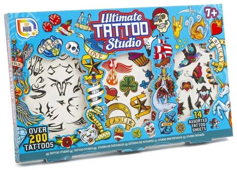 Tetování dětské The Ultimate modré tetovací studio 200+ pro kluky
