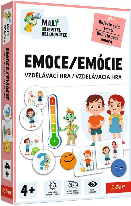 Trefl Hra Malý objevitel Emoce vzdělávací společenská hra