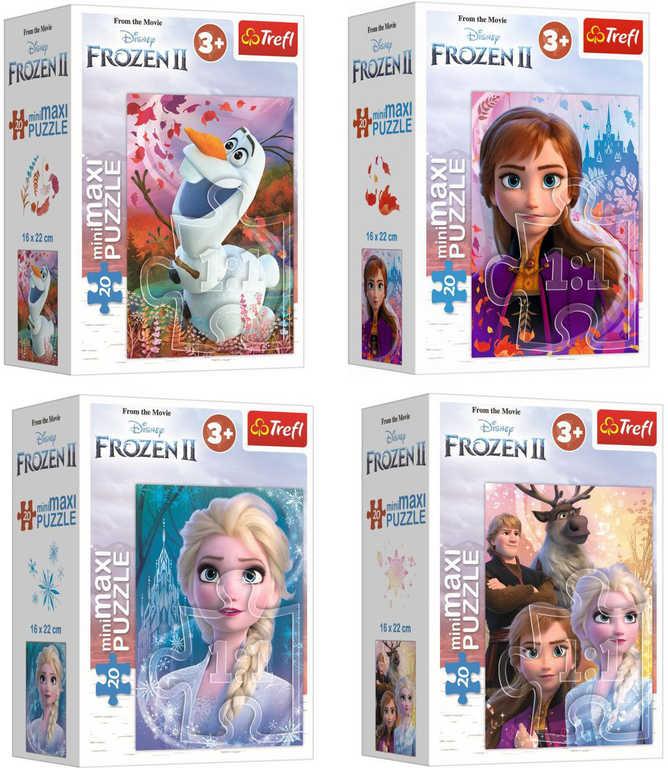 Trefl TR PUZZLE MiniMaxi Frozen 2 (Ledové Království) 16x22cm 20 dílků 4 druhy