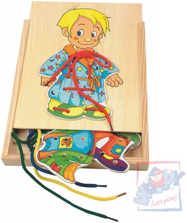 Woody DŘEVO Skříň šatní šněrovací kluk
